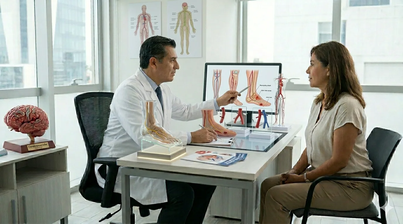 ¿Qué médico trata pie diabético?